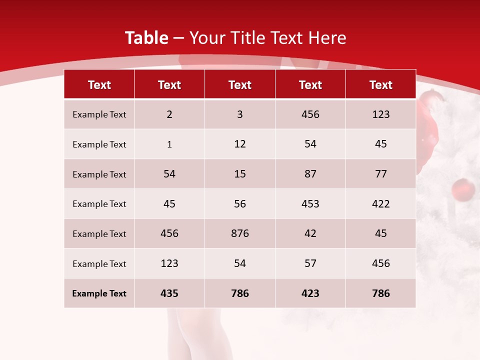 Sensual Portrait Woman PowerPoint Template