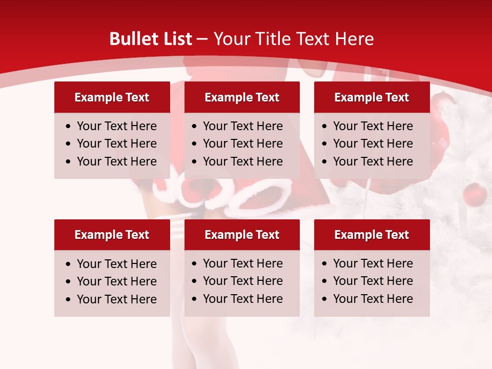 Sensual Portrait Woman PowerPoint Template