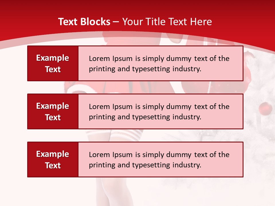 Sensual Portrait Woman PowerPoint Template