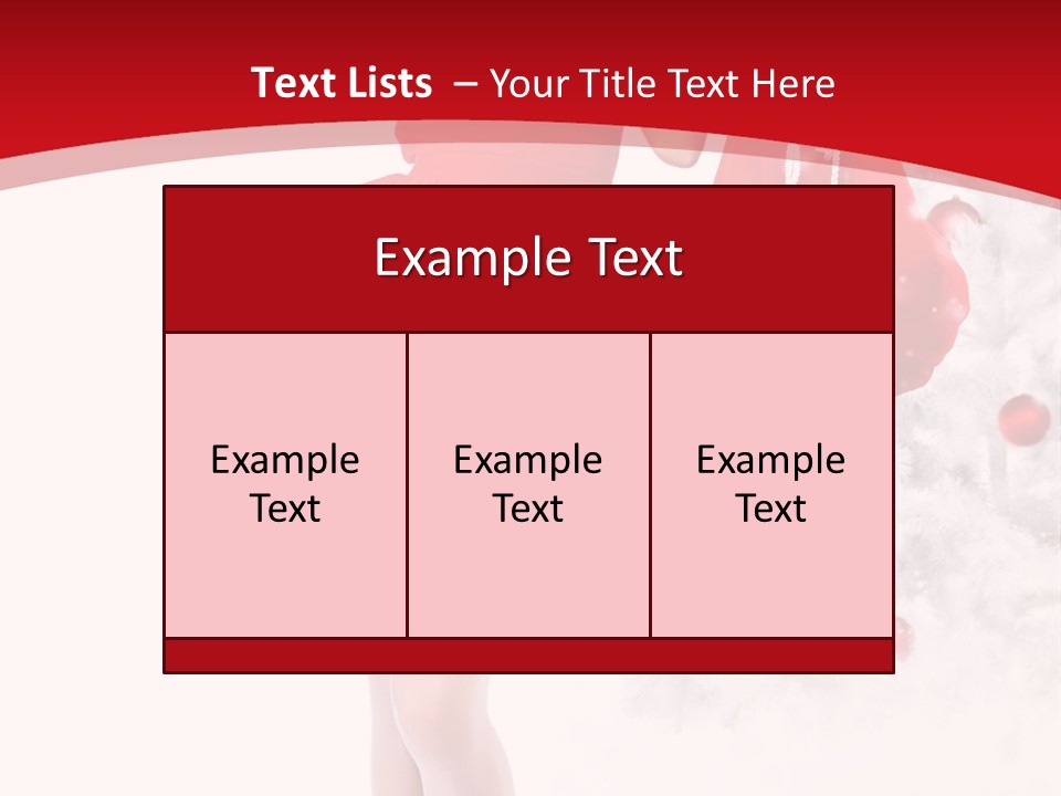 Sensual Portrait Woman PowerPoint Template