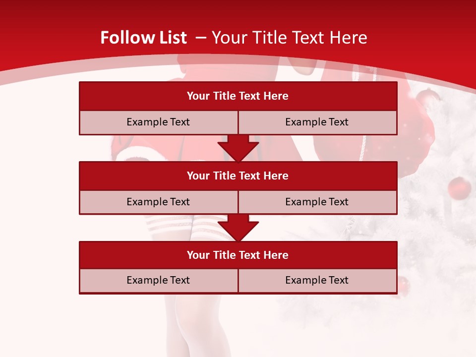 Sensual Portrait Woman PowerPoint Template