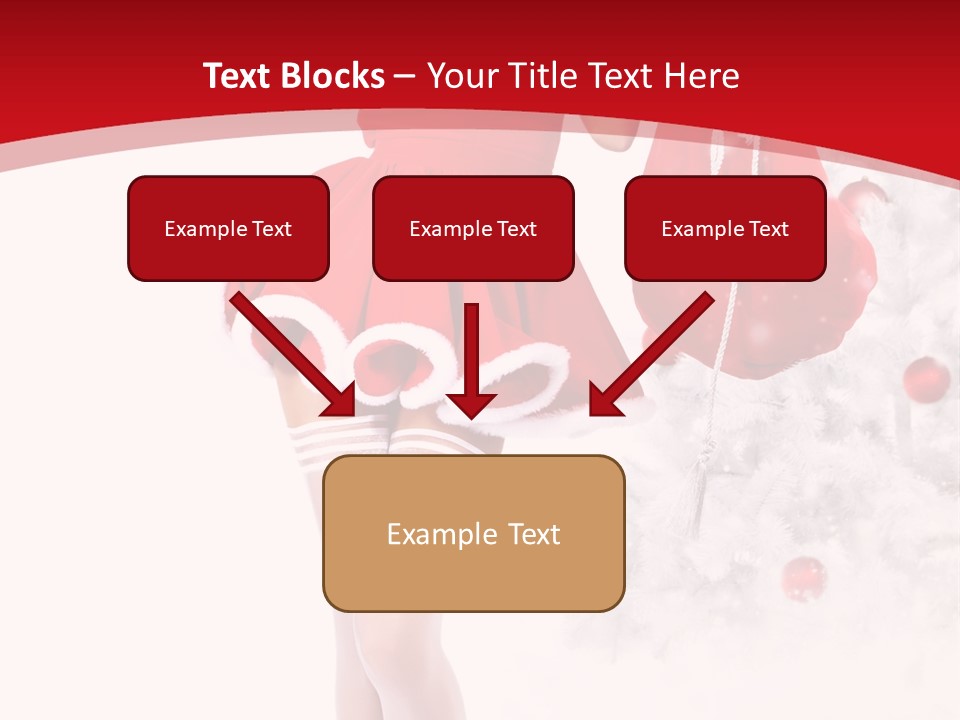 Sensual Portrait Woman PowerPoint Template
