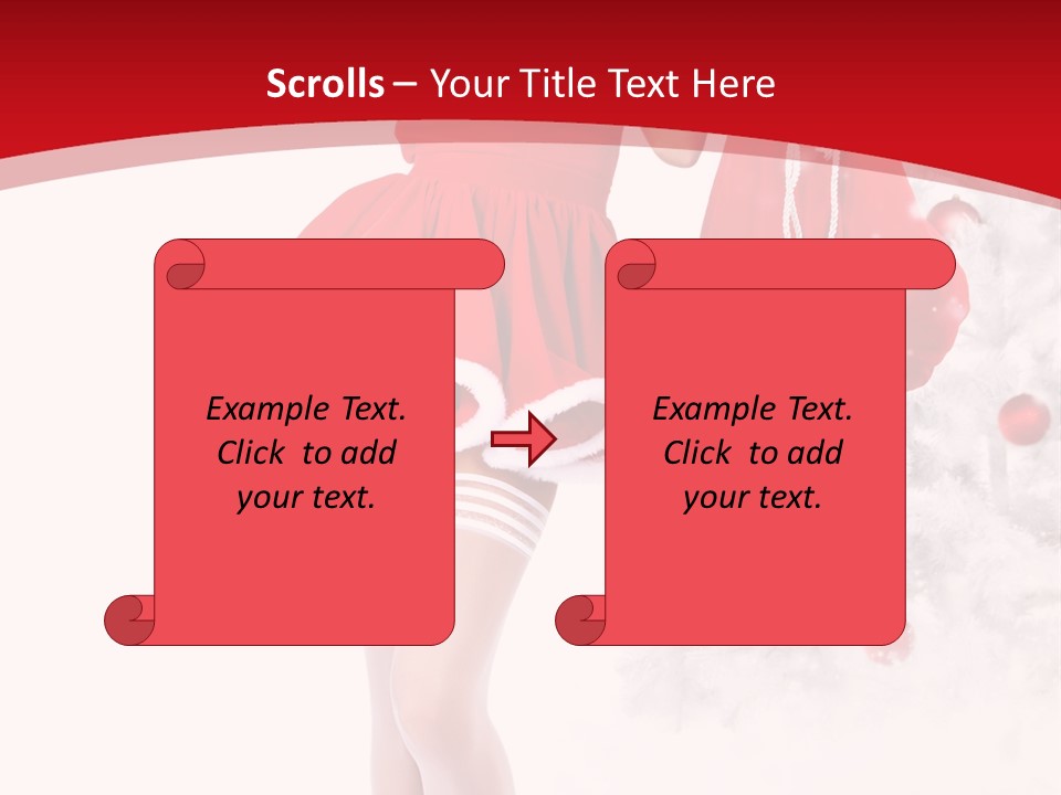 Sensual Portrait Woman PowerPoint Template
