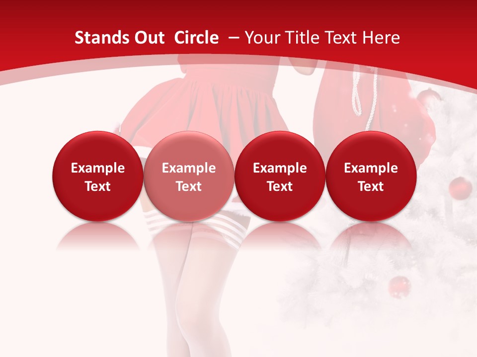 Sensual Portrait Woman PowerPoint Template