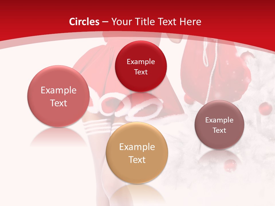 Sensual Portrait Woman PowerPoint Template