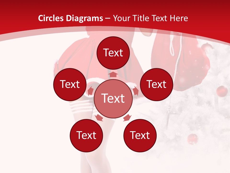 Sensual Portrait Woman PowerPoint Template