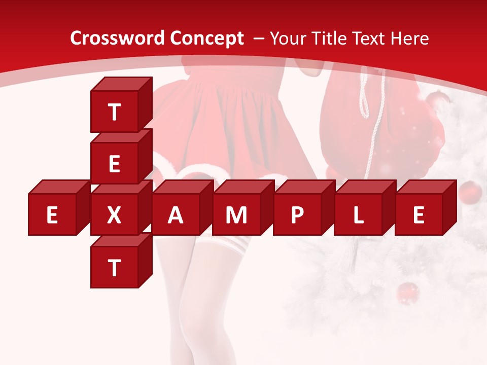 Sensual Portrait Woman PowerPoint Template