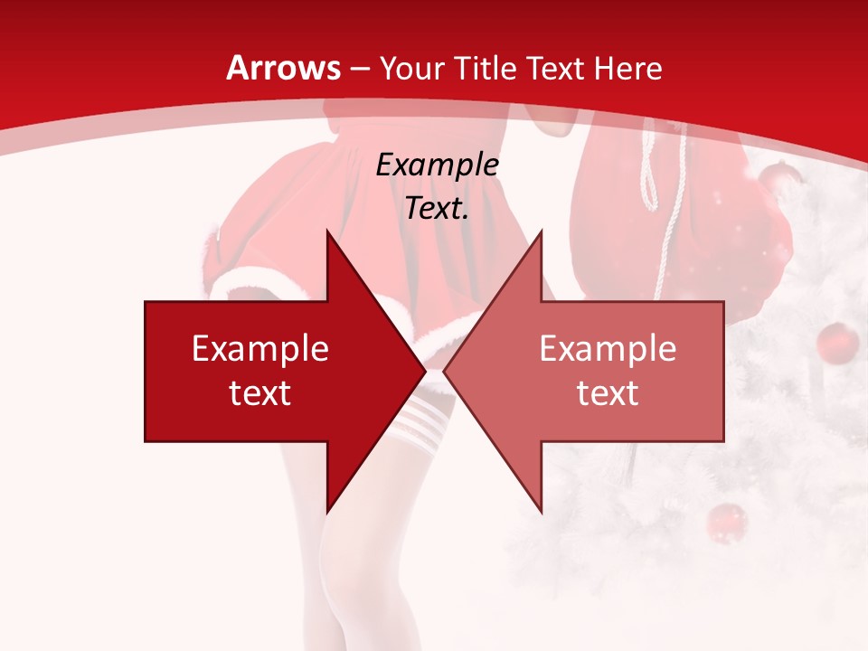 Sensual Portrait Woman PowerPoint Template