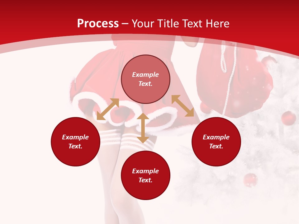 Sensual Portrait Woman PowerPoint Template