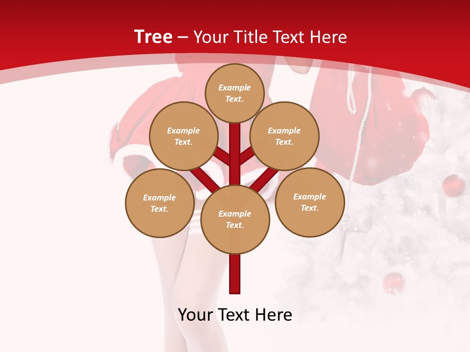 Sensual Portrait Woman PowerPoint Template