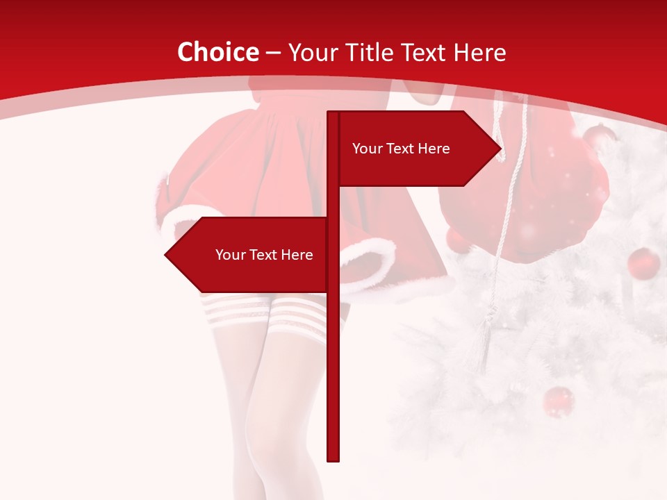 Sensual Portrait Woman PowerPoint Template