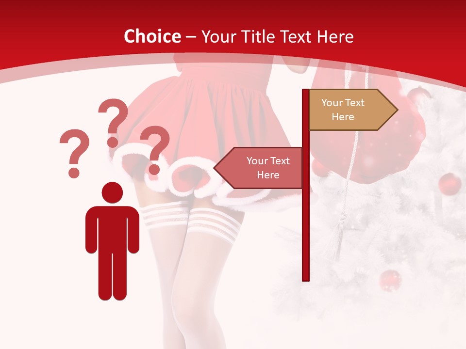 Sensual Portrait Woman PowerPoint Template