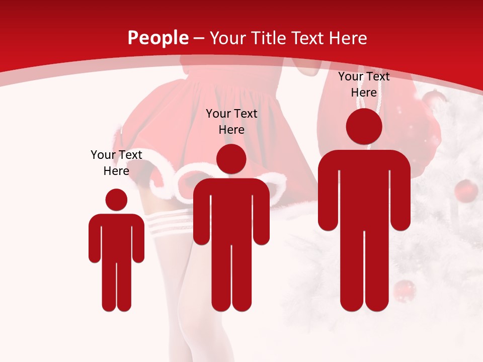 Sensual Portrait Woman PowerPoint Template