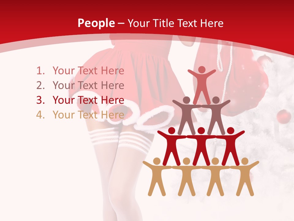 Sensual Portrait Woman PowerPoint Template