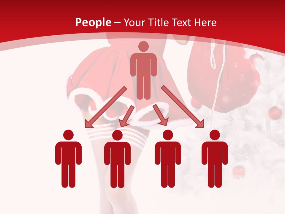 Sensual Portrait Woman PowerPoint Template