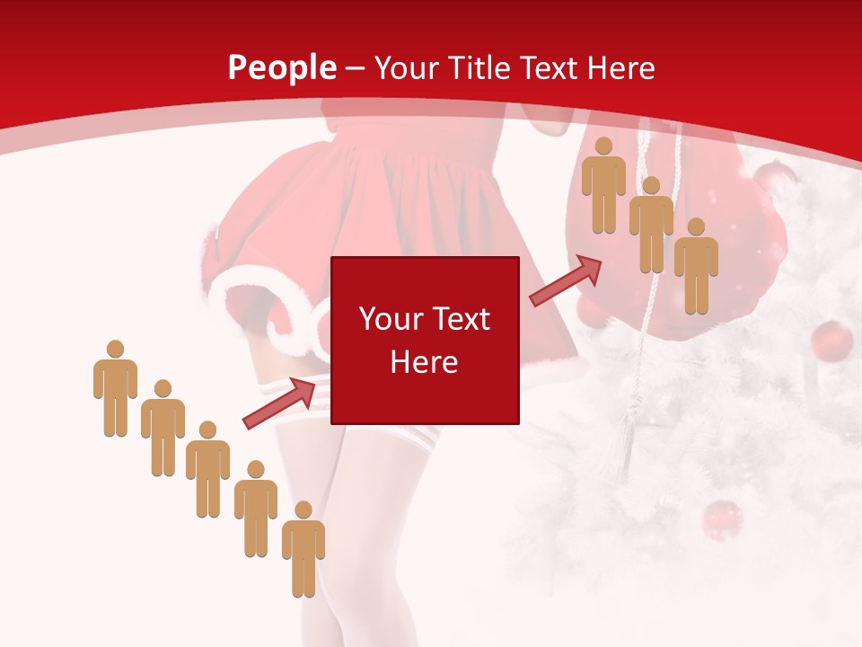 Sensual Portrait Woman PowerPoint Template