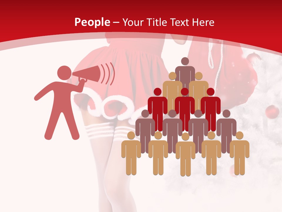 Sensual Portrait Woman PowerPoint Template