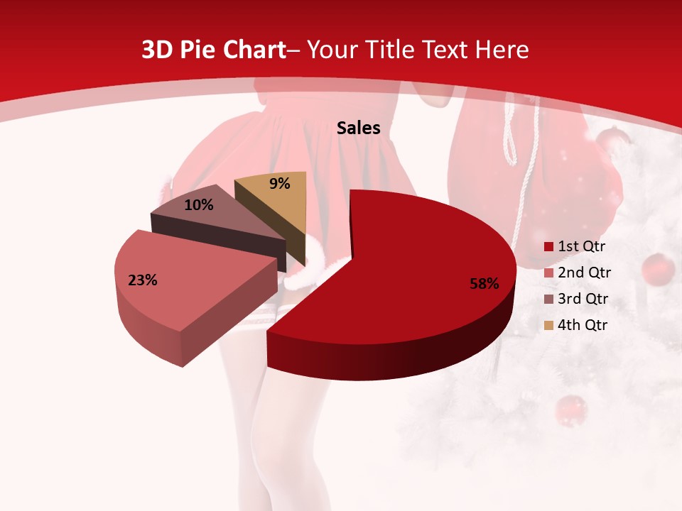 Sensual Portrait Woman PowerPoint Template