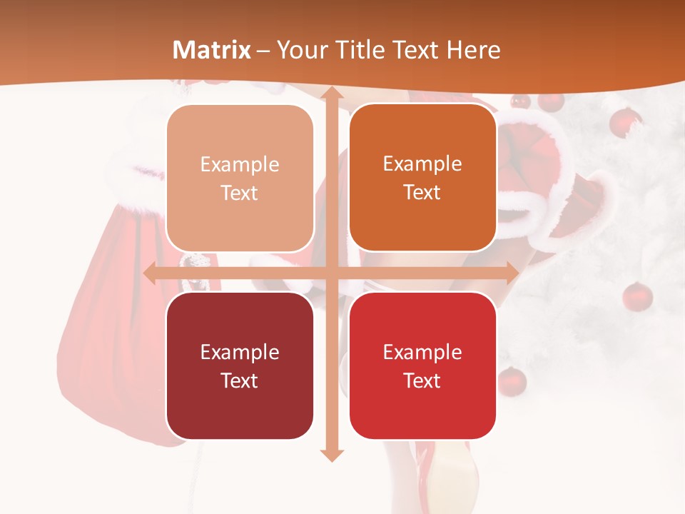 Star Gift Claus PowerPoint Template