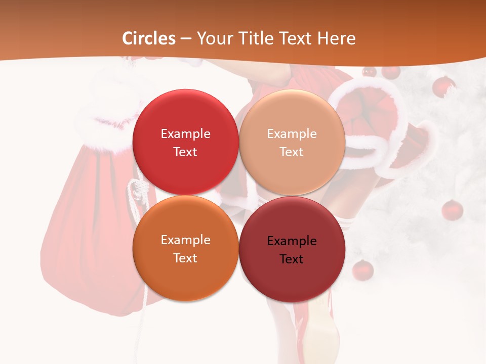 Star Gift Claus PowerPoint Template