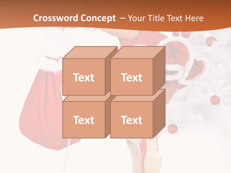 Star Gift Claus PowerPoint Template