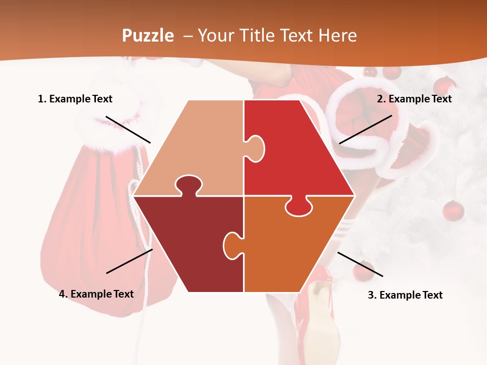 Star Gift Claus PowerPoint Template