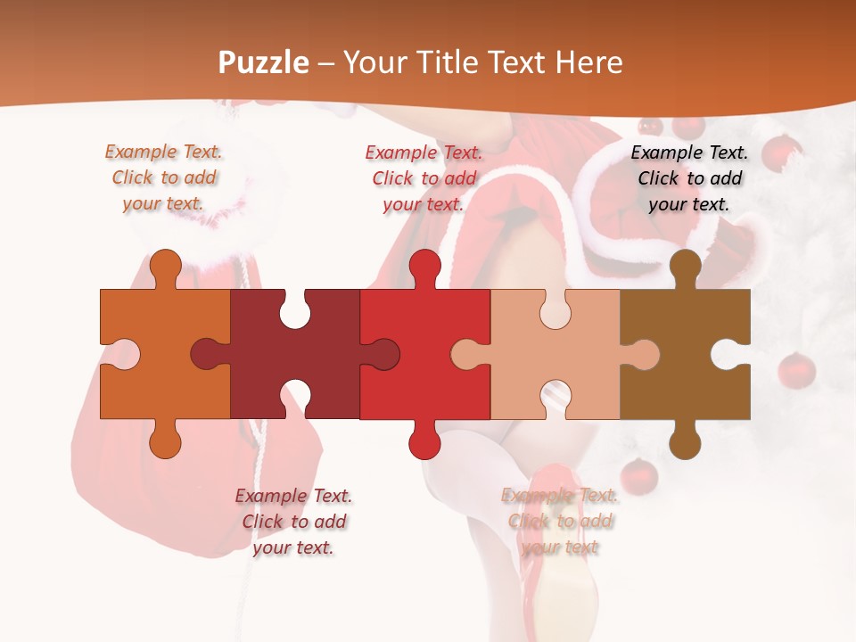 Star Gift Claus PowerPoint Template