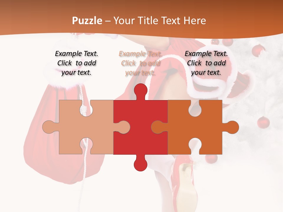 Star Gift Claus PowerPoint Template