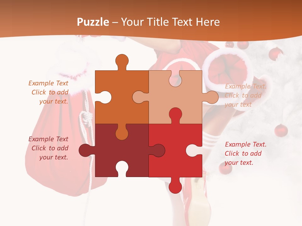 Star Gift Claus PowerPoint Template