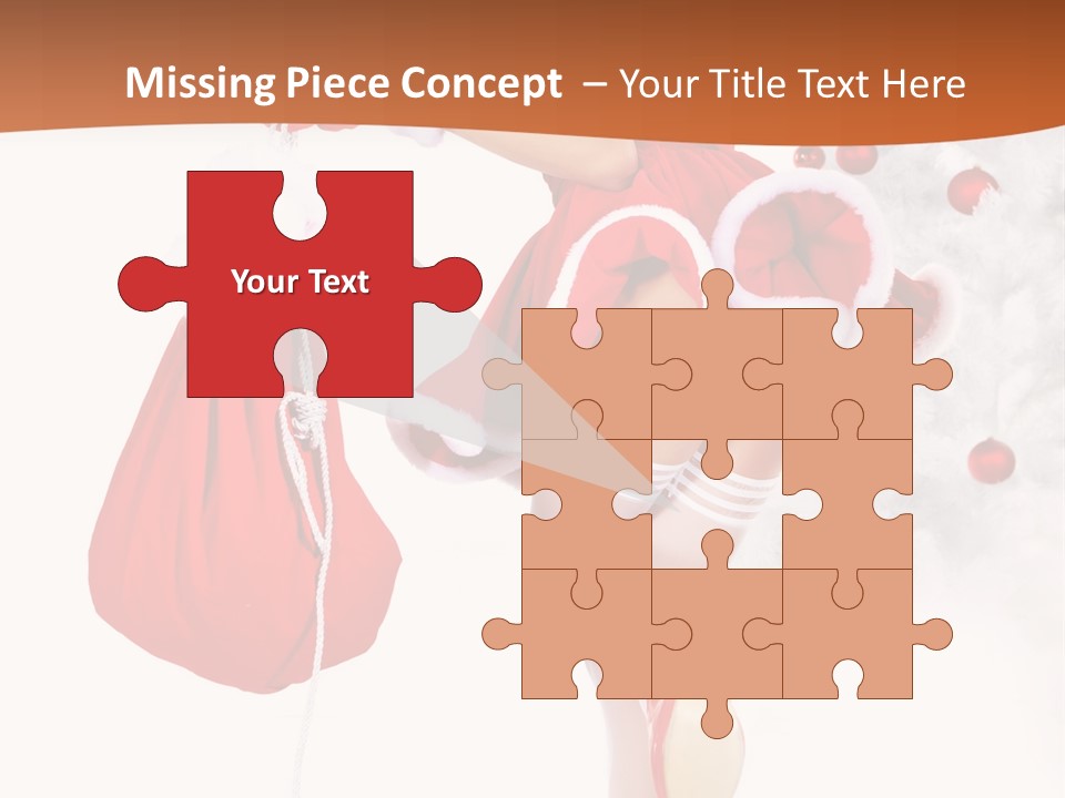 Star Gift Claus PowerPoint Template