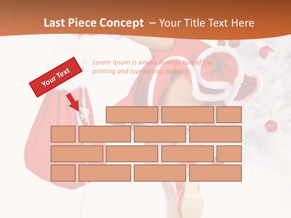 Star Gift Claus PowerPoint Template