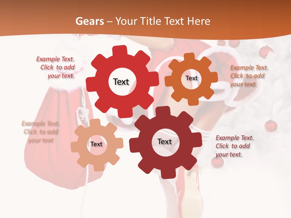 Star Gift Claus PowerPoint Template