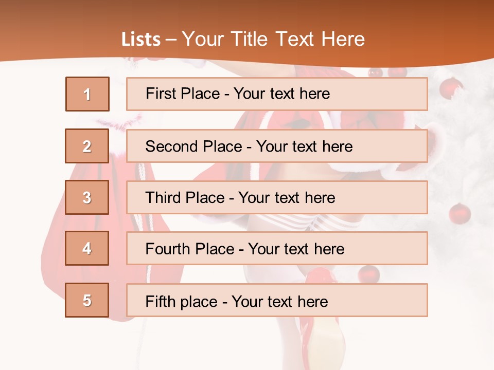 Star Gift Claus PowerPoint Template