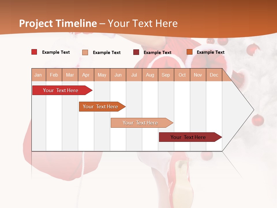 Star Gift Claus PowerPoint Template