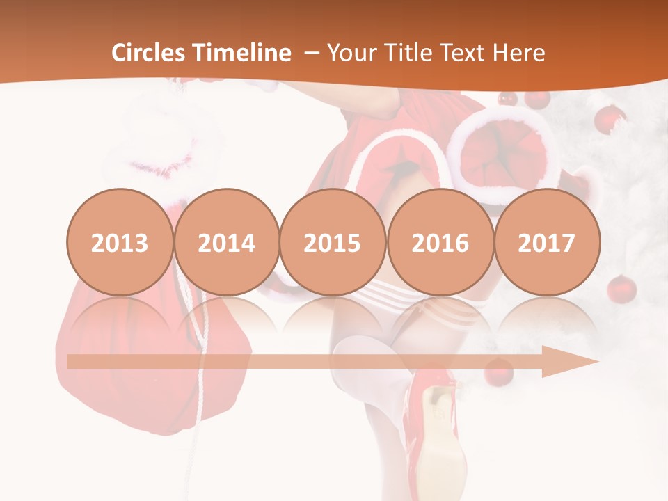 Star Gift Claus PowerPoint Template