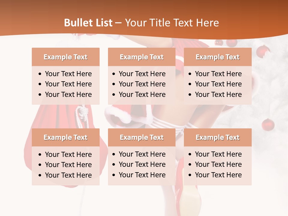 Star Gift Claus PowerPoint Template