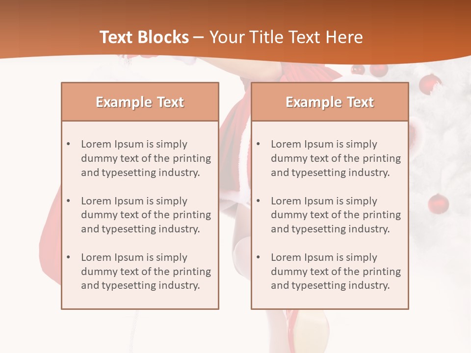 Star Gift Claus PowerPoint Template