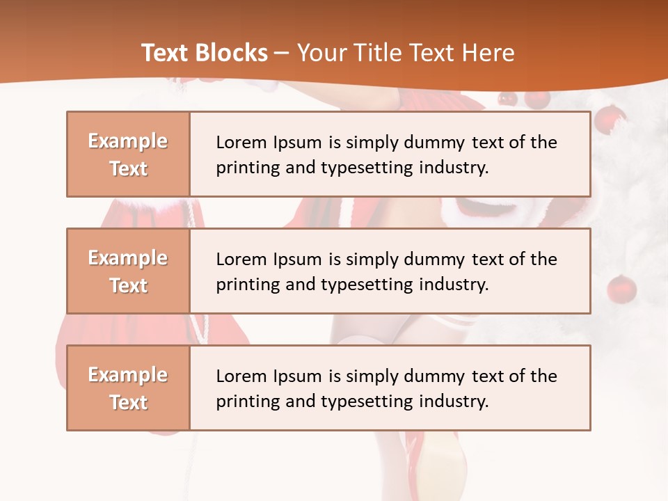 Star Gift Claus PowerPoint Template