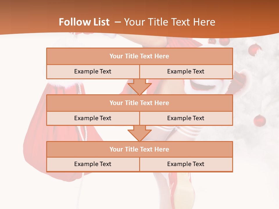 Star Gift Claus PowerPoint Template