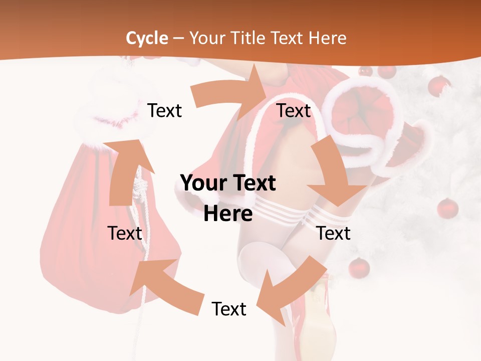 Star Gift Claus PowerPoint Template