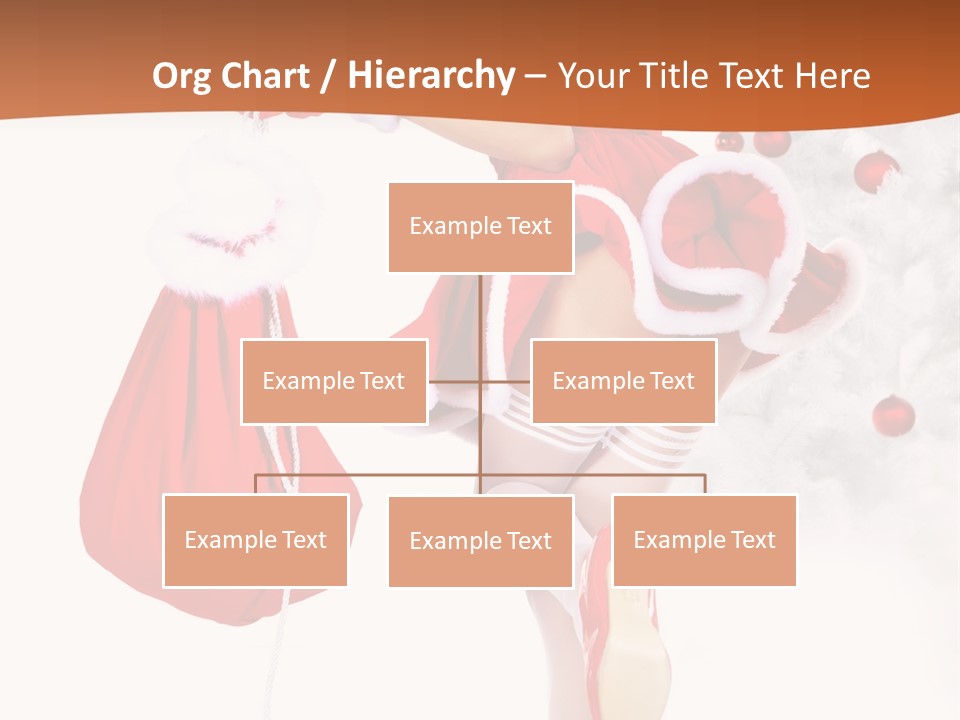 Star Gift Claus PowerPoint Template