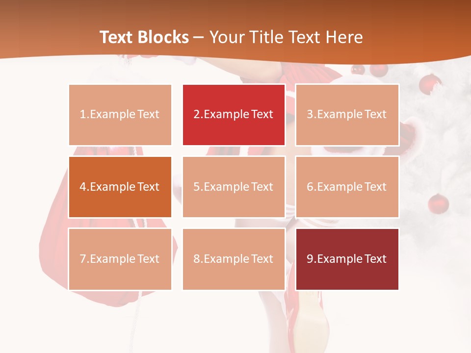 Star Gift Claus PowerPoint Template