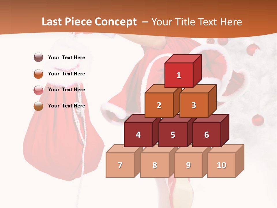 Star Gift Claus PowerPoint Template