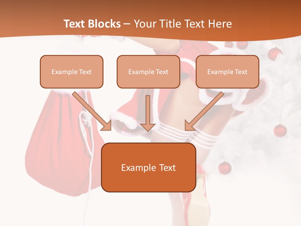 Star Gift Claus PowerPoint Template