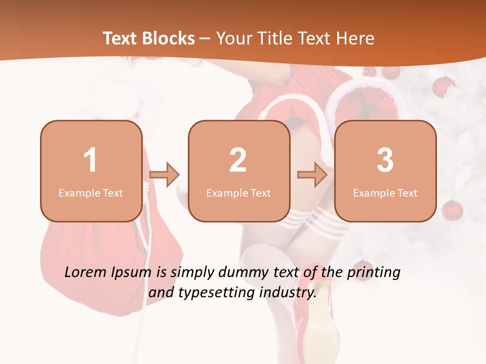 Star Gift Claus PowerPoint Template