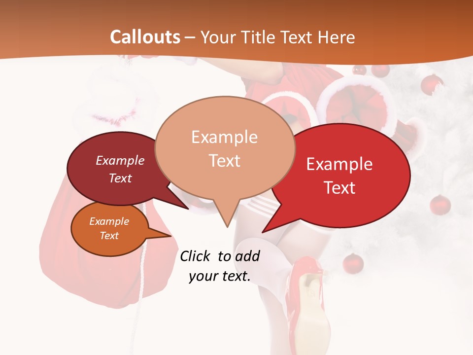 Star Gift Claus PowerPoint Template