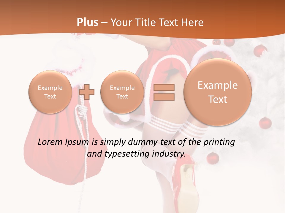 Star Gift Claus PowerPoint Template