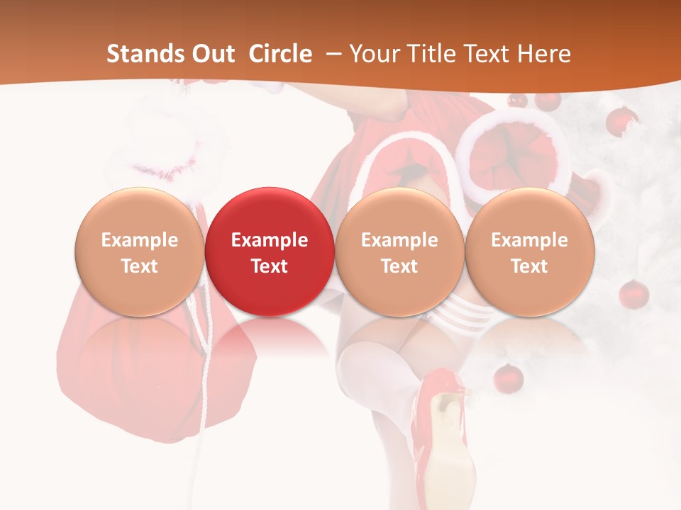 Star Gift Claus PowerPoint Template