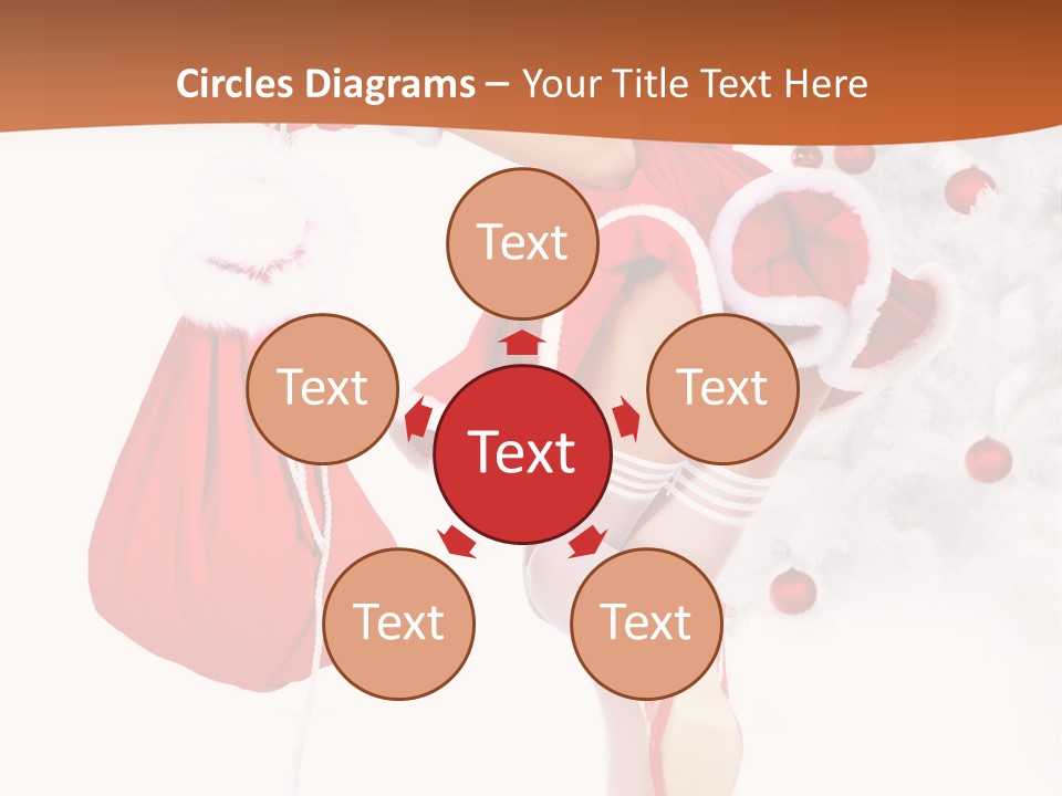 Star Gift Claus PowerPoint Template