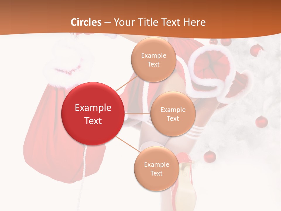 Star Gift Claus PowerPoint Template